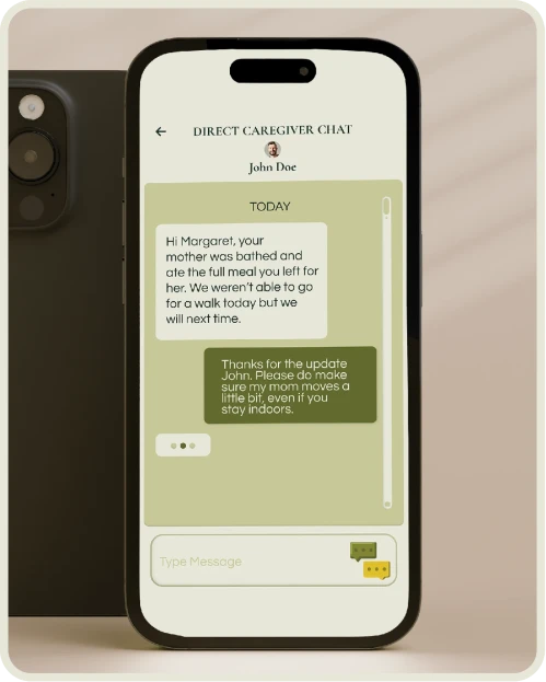 Direct Chat for Full Accountability in Your Home Care Plan